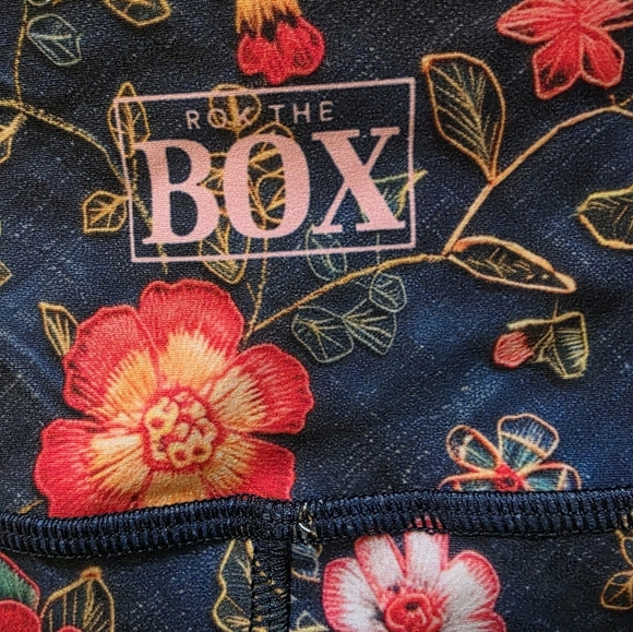 RTB Floral Jean Look Shorts - Picture 3 of 8